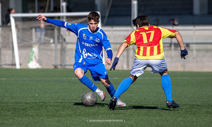 Imatge del partit disputat entre el Juvenil B i el Morell, aquest passat cap de setmana