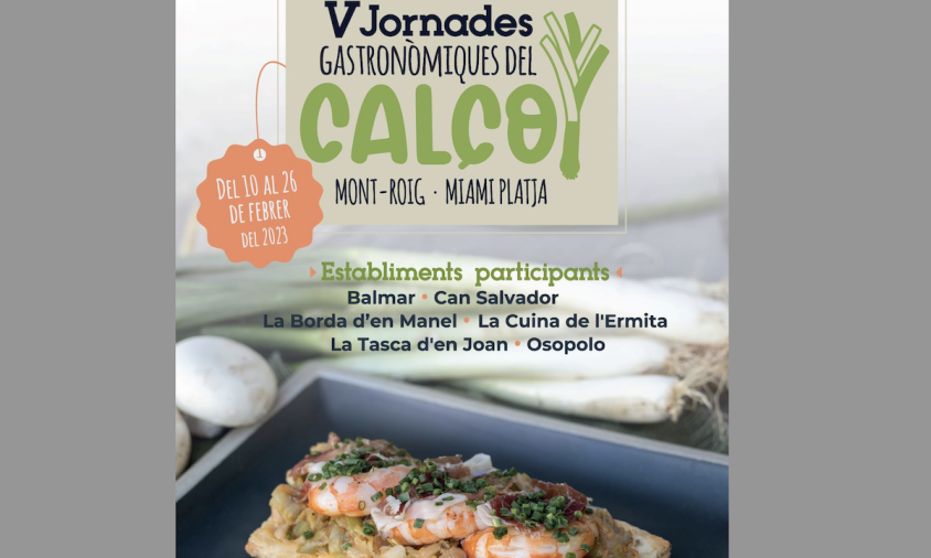 Cartell de les Jornades Gastronòmiques del Calçot