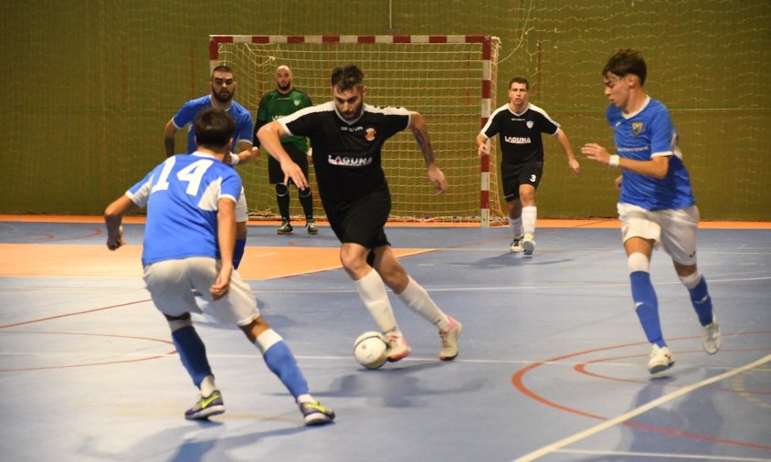 Partit de la primera volta de la lliga disputat entre el Laguna i el CFS Reus, el passat octubre