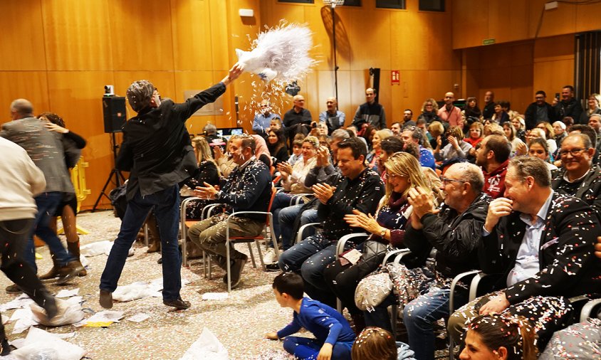 Un moment de la sessió plenària d'ahir al vespre, a la sala de plens