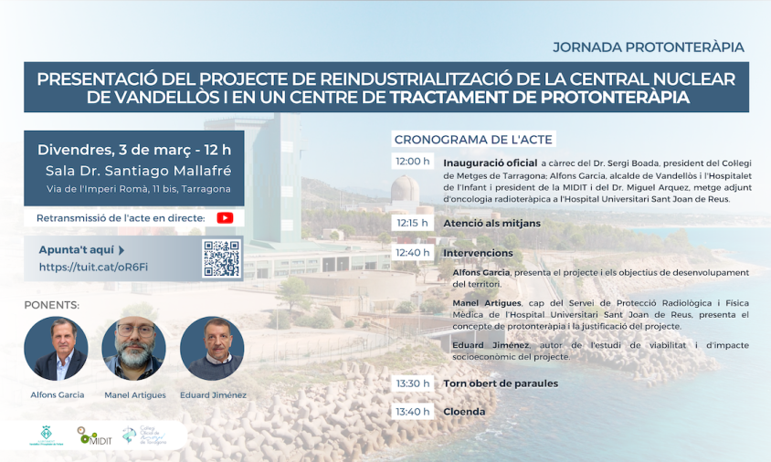 Cartell de la jornada prevista per al proper 3 de març