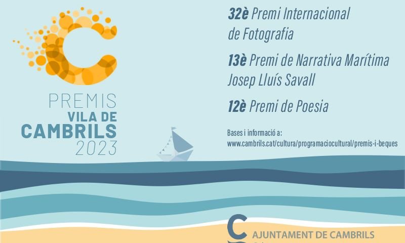 Convocatòria dels Premis Vila de Cambrils