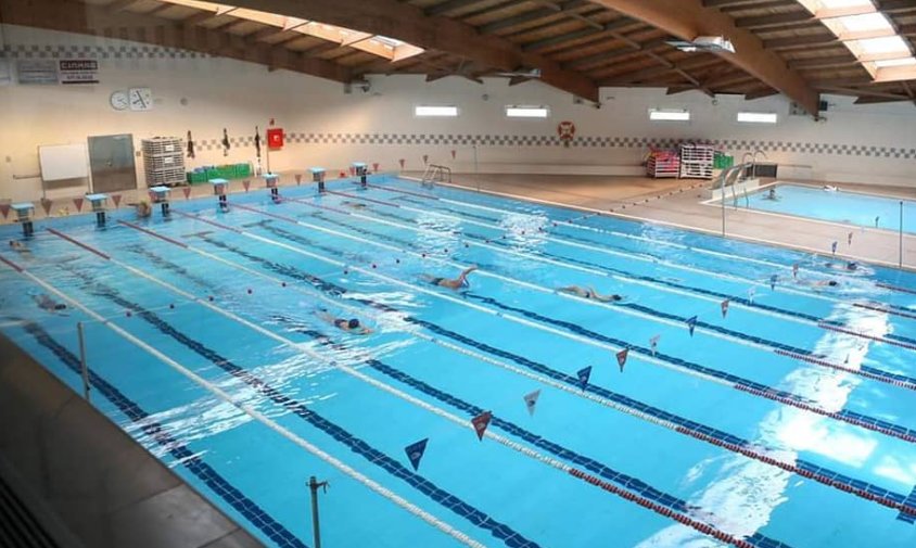 Imatge de recurs de la piscina del Pavelló Municipal d'Esports