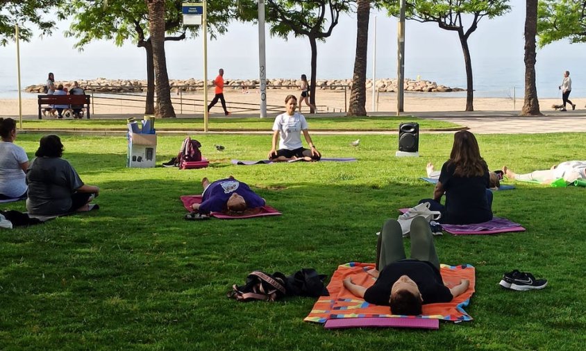 Es faran activitats de ioga i pilates durant el mes de juny i juliol al Parc de la Llosa