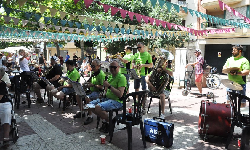 Ambient festiu el dissabte de Barris, l'any passat, a l'avinguda de Josep Vidal i Barraquer