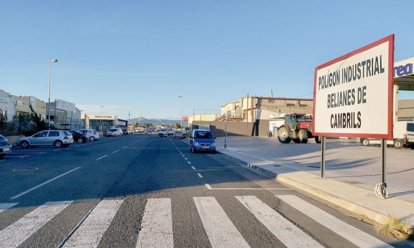 Aspecte del polígon Belianes de Cambrils