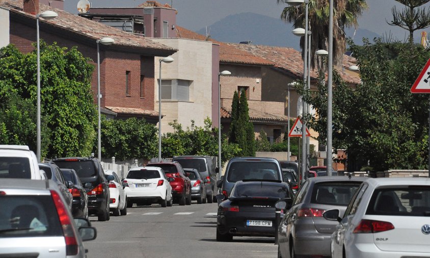 Carrer del Carrasclet, al Molí de la Torre, un dels carrers afectats pels problemes de subministrament elèctric