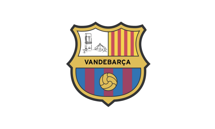 Logotip de la Penya blaugrana Vandebarça de Vandellòs