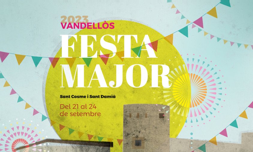 Cartell de la Festa Major de Vandellòs i l'Hospitalet de l'Infant