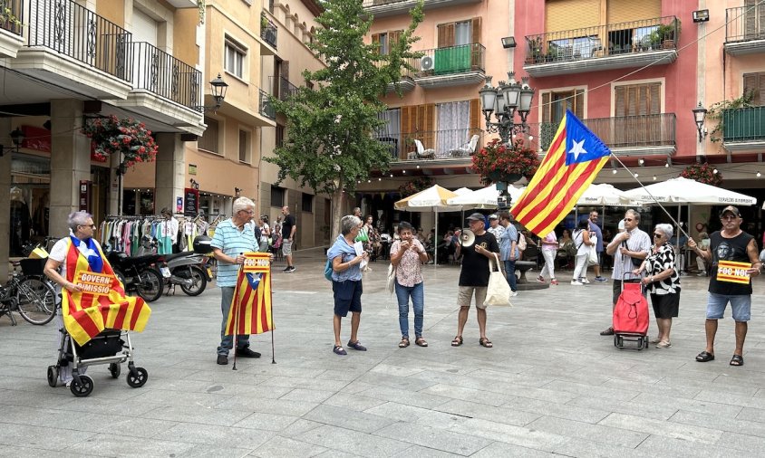 Un moment de la primera trobada post-estiu de les Àvies i Avis per la independència