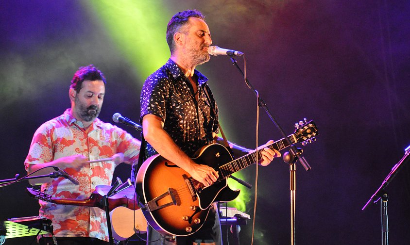 Concert de Jorge Drexler, ahir a la nit, al parc del Pinaret