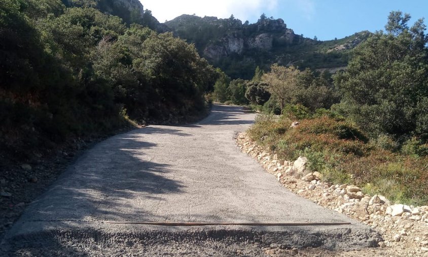 Arranjament del camí del Coll de les Portes