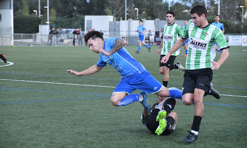 El Cambrils Unió B va empatar amb el Mas Pellicer en el partit disputat el passat dissabte a la tarda