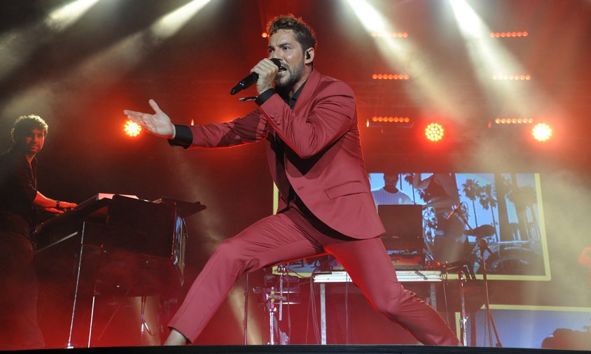 David Bisbal es va entregar al públic cambrilenc, divendres a la nit