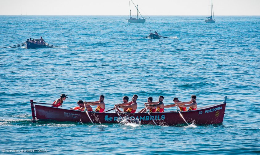 L'equip Absolut Masculí durant la seva regata