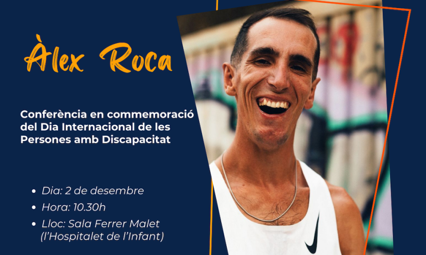 Cartell de la conferència que oferirà Àlex Roca