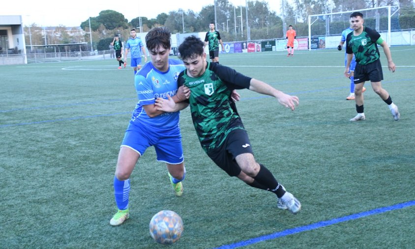 Imatge entre el Cambrils Unió B i el Camp Clar, la passada jornada