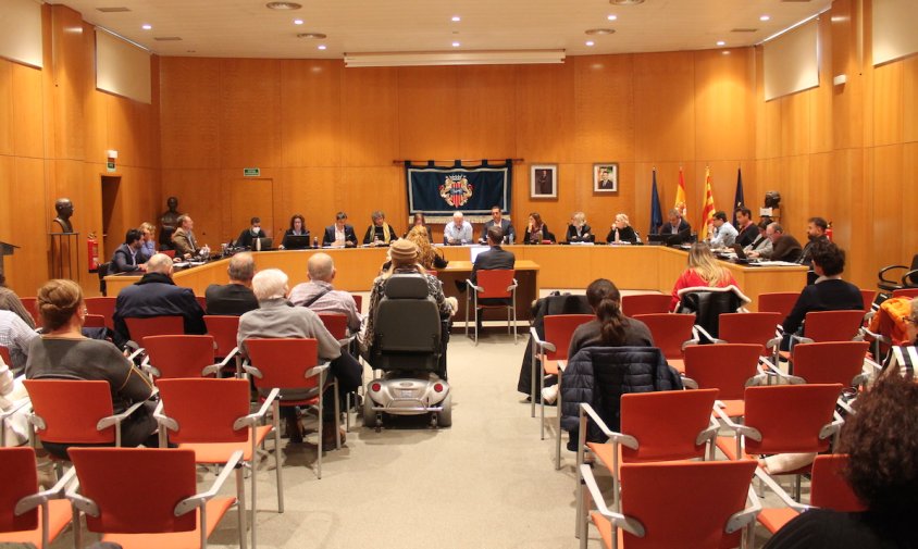 La darrera sessió plenària de l'any de l'Ajuntament de Cambrils va ser extraordinària