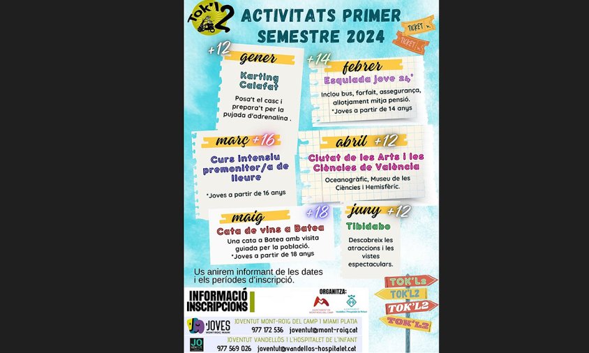 Cartell de la programació Tok’l 2