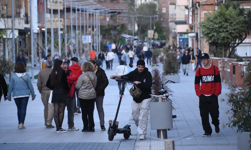 Ambient a la Rambla Jaume I, l'any passat