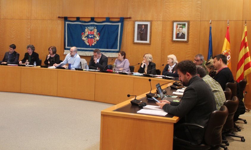 Un moment de la sessió plenària celebrada a finals de gener