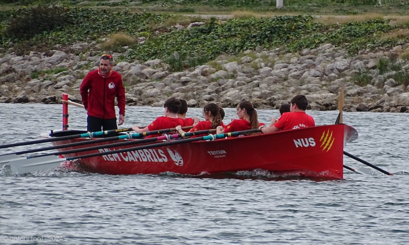 Imatge de l'equip Cadet Mixt que va finalitzar en segona posició