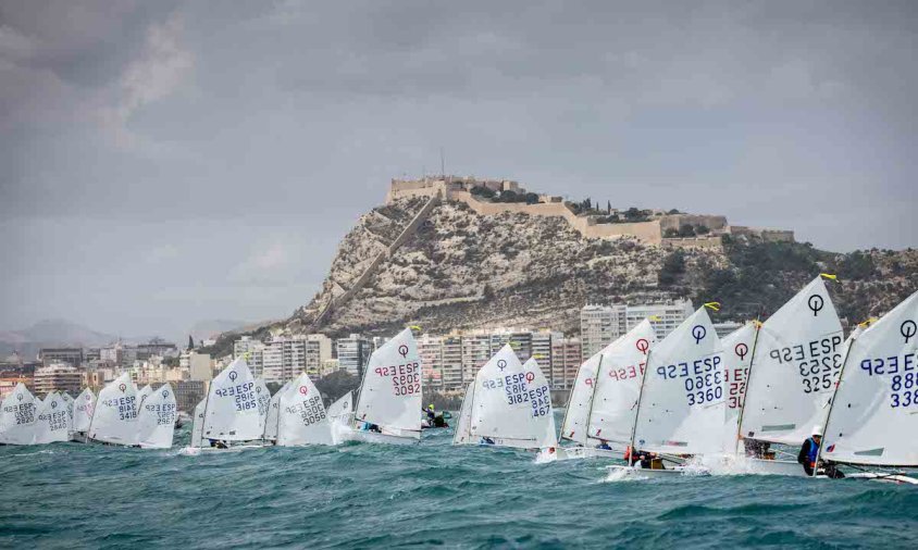 Imatge de la regata disputada en aigües d'Alacant