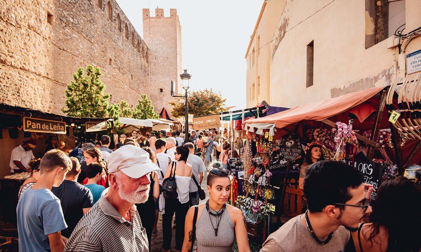 Imatge d'arxiu del mercat medieval de l'Hospitalet de l'Infant