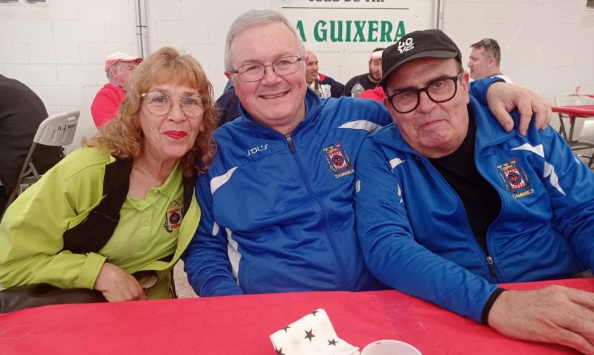 Imatge d'alguns dels tiradors cambrilencs que van competir a Móra d'Ebre