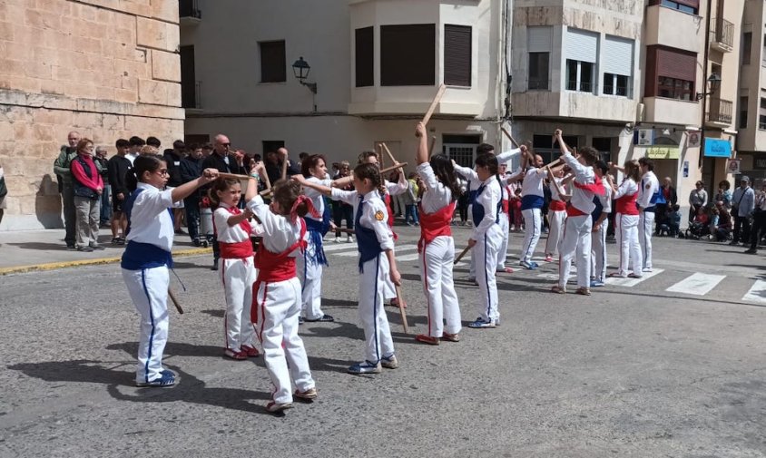 Actuació del Ball de Bastons de Cambrils a Riudoms