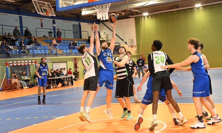 Imatge del partit de la primera volta entre el CB Cambrils i el Ploms Salle Reus disputat el passat gener