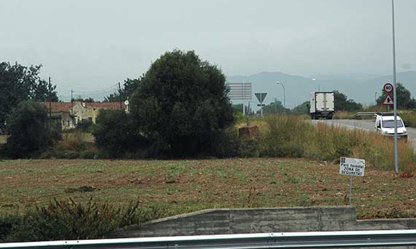Imatge de la zona de les Comes aquest matí
