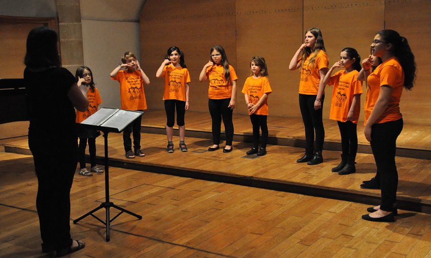 Concert de final de curs de la Coral Infantil Verge del Camí, el passat mes de maig