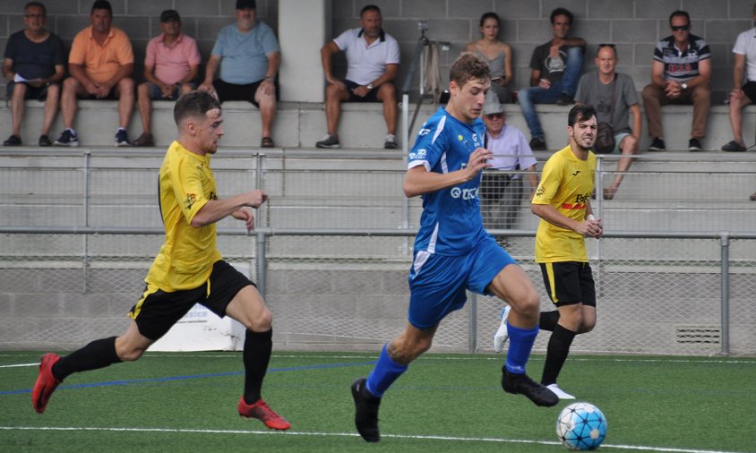 Imatge d'un partit del Cambrils Unió, aquesta temporada