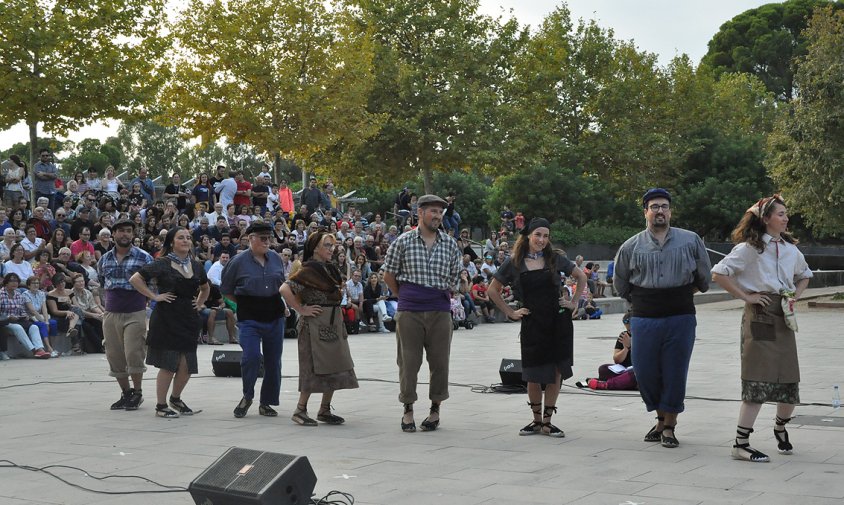 Un moment de la representació del ball parlat de Vileros i Mariners, el passat dissabte a la tarda