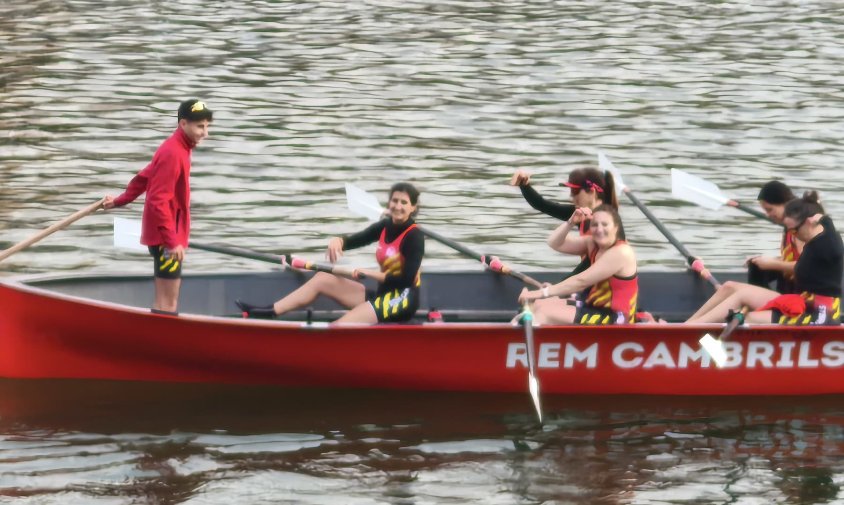 Un moment de la regata disputada el passat 1 de febrer a Flix