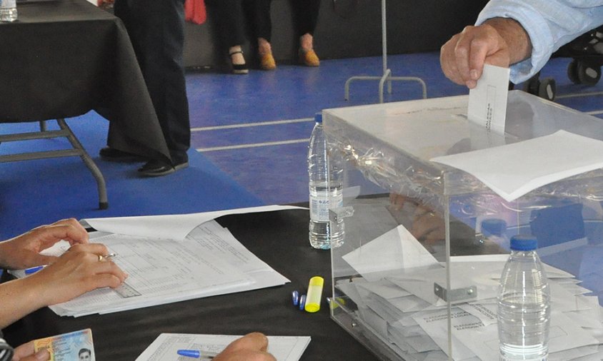 Urna electoral de les darreres eleccions municipals
