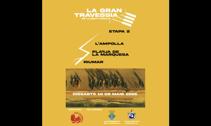 Cartell de la «La Gran Travessia del Llagut Català»