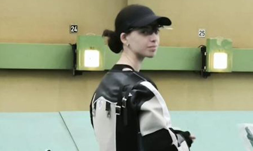 Imatge de l'esportista Alba Fernández durant la competició