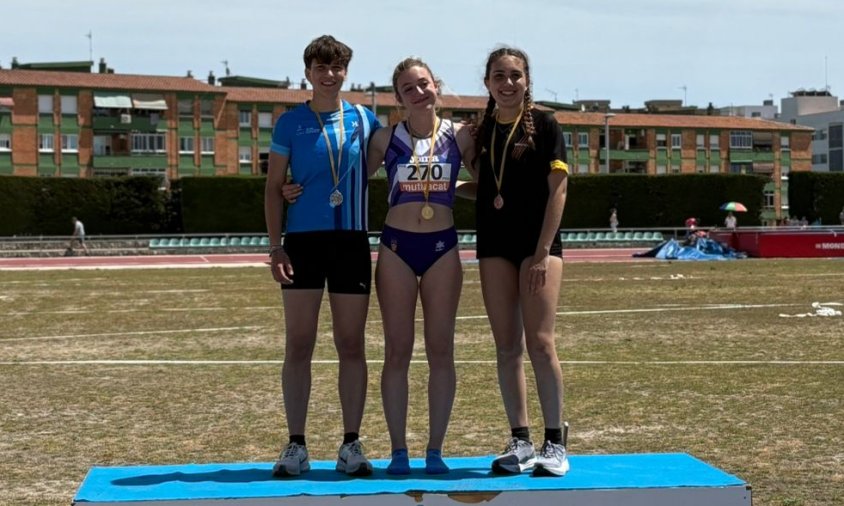 Aina Ferrer queda en 2a posició en la categoria SUB18F Heptatló