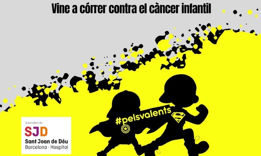 Cartell de la cinquena edició de la Milla Urbana Solidària