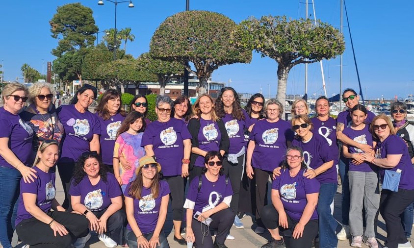 Foto de grup de les organitzadores de la jornada solidària