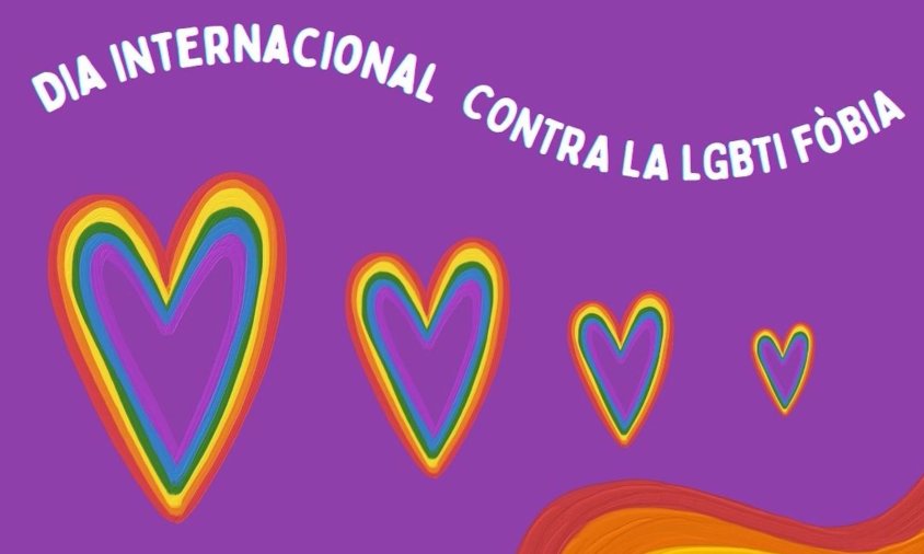 Imatge del cartell commemoratiu del Dia Internacional contra l’LGBTI-fòbia
