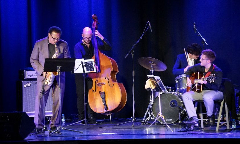 Vincent Herring acompanya el Joan Fort Trio en la seva gira europea