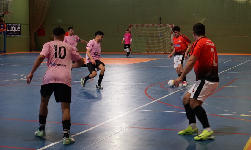 Imatge del partit de la primera volta de la lliga entre el Laguna i el Vinallop disputat el passat febrer