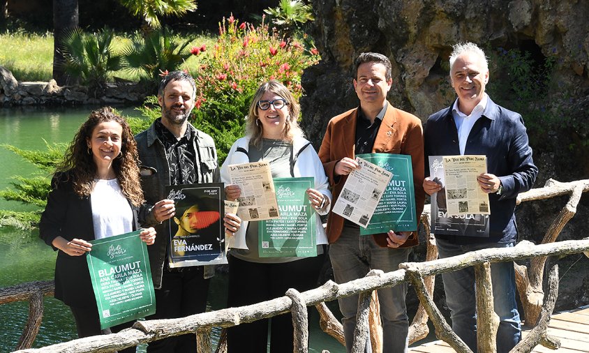 D'esquerra a dreta; Elena Juncosa, Pablo Vidal, Berta Cabré, Oliver Klein i Francisco Javier Castillo