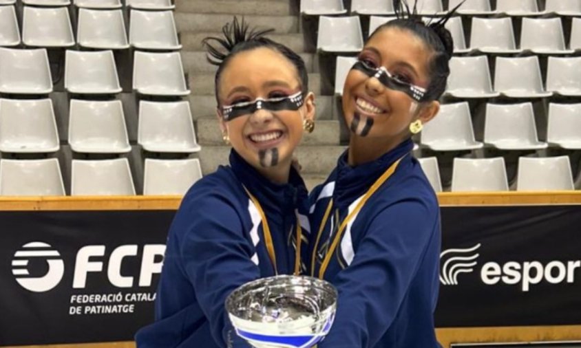 Les patinadores cambrilenques Thais Gómez i Marina Pouget han aconseguit la medalla d'or