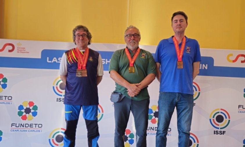 Jesús Arribas, Pedro A. Pardo i Héctor Vila, van ser els representants de l'equip cambrilenc