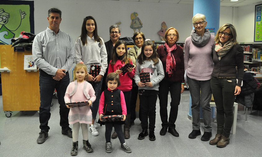 Lliurament dels premis del concurs de punts de llibre del Barri de l'Eixample, l'any passat