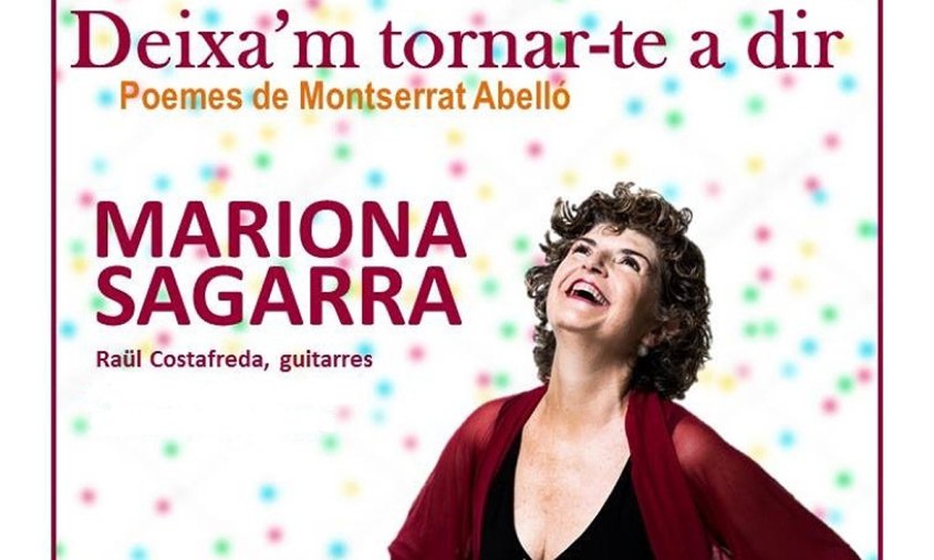Mariona Sagarra oferirà el concert, el proper dilluns
